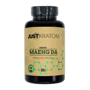 JUST KRATOM CAPSULES 80CT - MAENG DA GREEN VEIN