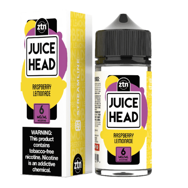 JUICE HEAD 100ML 6MG - RASPBERRY LEMONADE