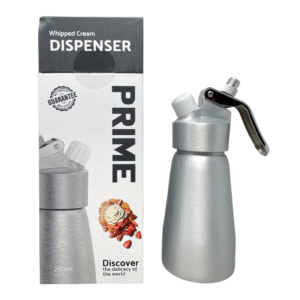 PRIME WHIP CREAM DISPENSER WHIPPED 250ML - MATT SILVER