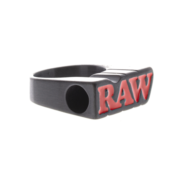 RAW BLACK SMOKERS RING - SIZE 9
