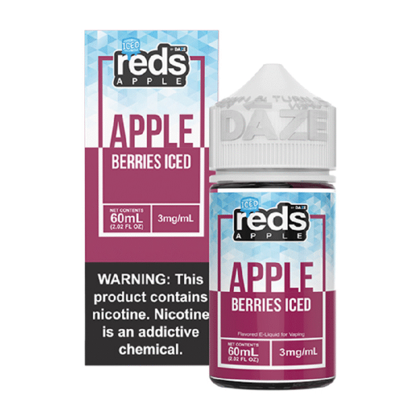 DAZE REDS APPLE 60ML 3MG - BERRIES ICED