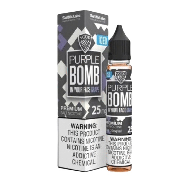 VGOD SALT NIC 30ML 25MG - ICED PURPLE BOMB