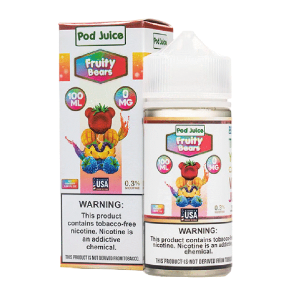 POD JUICE 100ML 0MG - FRUITY BEARS