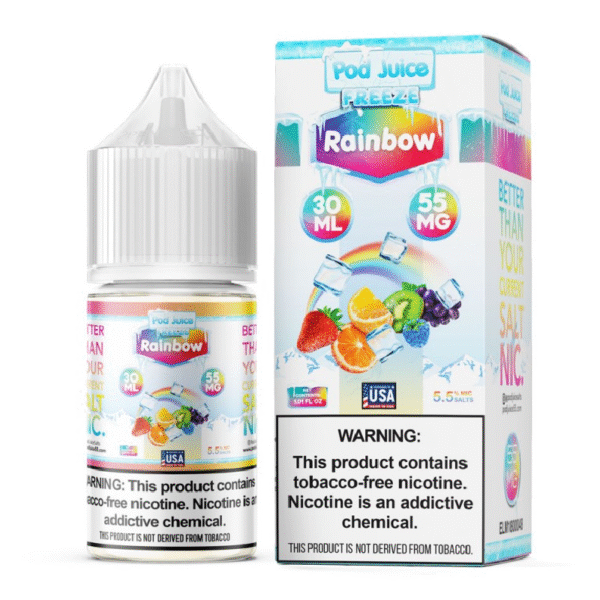 POD JUICE SALT NIC 30ML 55MG - RAINBOW FREEZE