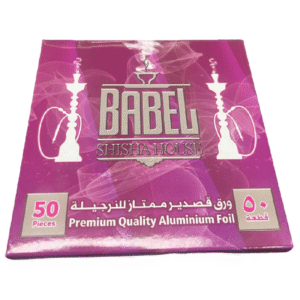 BABEL SHISHA HOUSE ALUMINUM FOIL 50 PIECES