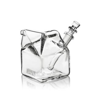 GRAV GLASS BEAKERS MILK CARTON - CLEAR