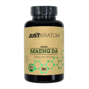 JUST KRATOM CAPSULES 30CT - MAENG DA GREEN VEIN