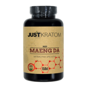 JUST KRATOM CAPSULES 150CT - MAENG DA RED VEIN