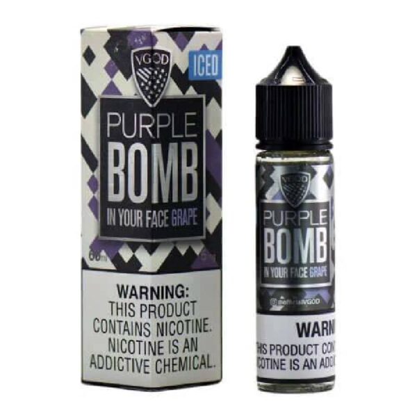 VGOD E-LIQUID 60ML 0MG - ICED PURPLE BOMB