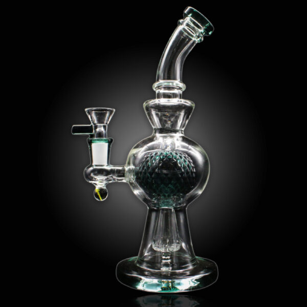 ALPHA GLASS BEAKER 9'' ALPHA SHOWER HEAD BALL RIG XL - PARROT GREEN