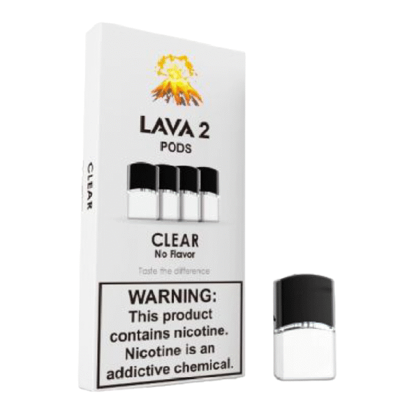 LAVA 2 PODS BOX OF 5 - CLEAR