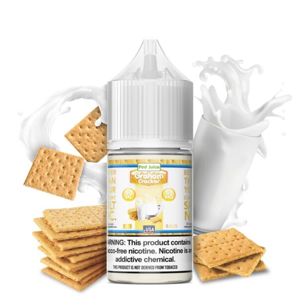 POD JUICE SALT NIC 30ML 35MG - GRAHAM CRACKER