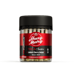 HAZY MARY THCA 1GM PRE-ROLLS JAR 50CT - LEMON CHERRY GELATO HYBRID