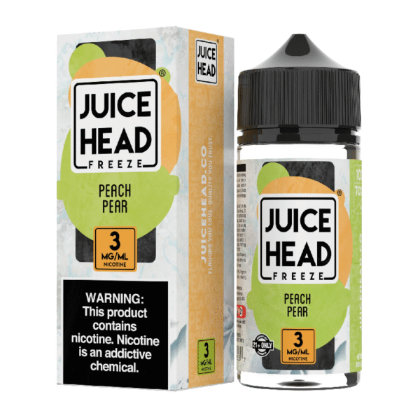 JUICE HEAD 100ML 3MG - PEACH PEAR FREEZE