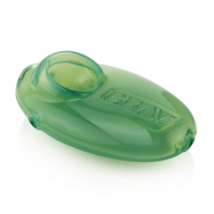 GRAV GLASS PEBBLE SPOON - MINT GREEN