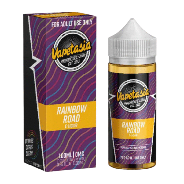 VAPETASIA 100ML 0MG - RAINBOW ROAD