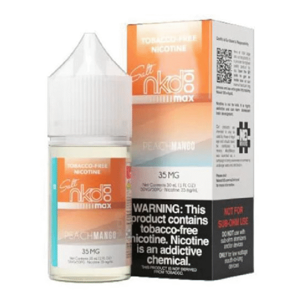 SALT NKD 100 MAX 30ML 50MG - PEACH MANGO