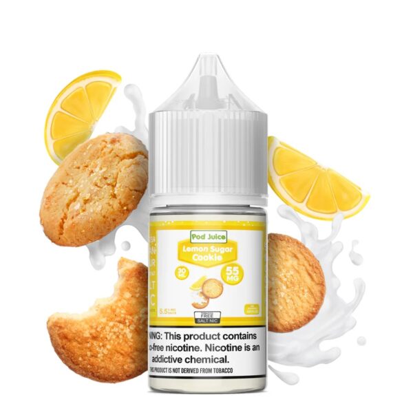 POD JUICE CLASSIC SALT NIC 30ML 55MG - LEMON SUGAR COOKIE
