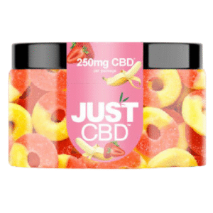 JUST CBD GUMMIES 250MG - STRAWBERRY BANANA