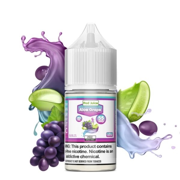 POD JUICE CLASSIC SALT NIC 30ML 35MG - ALOE GRAPE