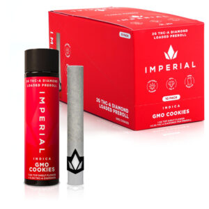 IMPERIAL 2G THC-A LOADED PREROLLS BOX OF 10 - GMO COOKIES INDICA