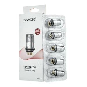 SMOK VAPE PEN COIL 5PCS - MESHED 0.15 OHMS
