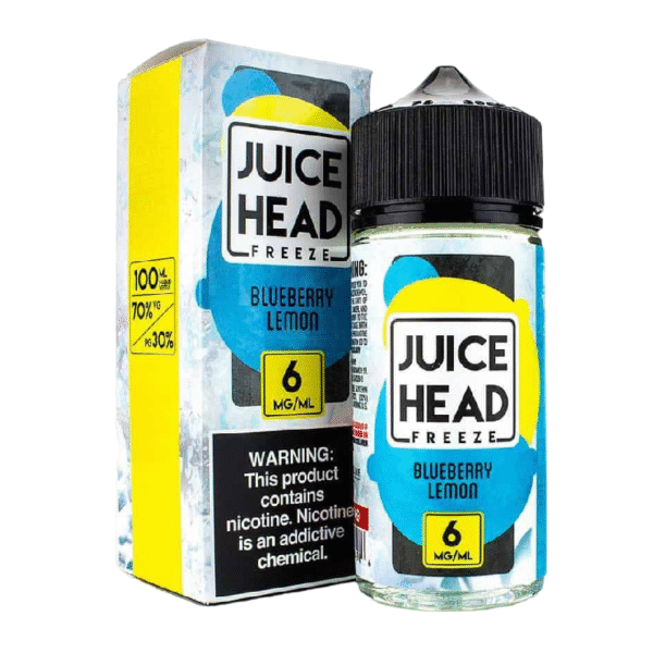 JUICE HEAD 100ML 6MG - FREEZE BLUEBERRY LEMON