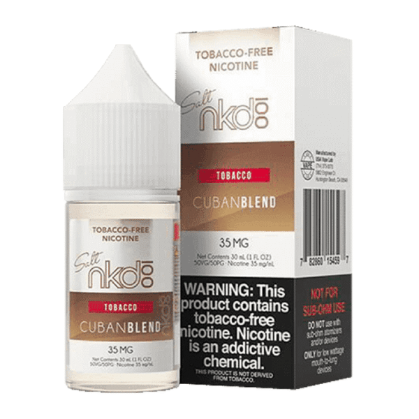 NKD SALT NIC 30ML 50MG - CUBAN BLEND