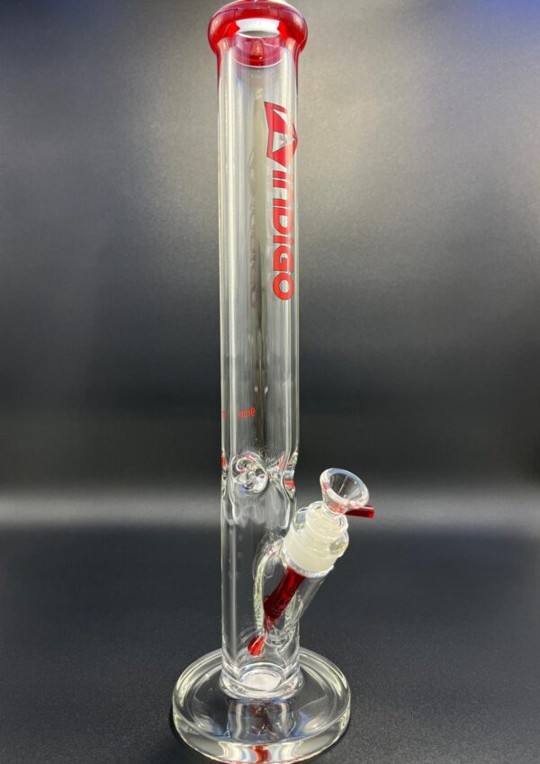 INDIGO BEAKER - ID9018S - 18'' 9MM STRAIGHT TUBE - ASSORTED
