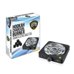 BYO HOOKAH CHARCOAL BURNER 1000W ELECTRIC SINGLE COIL