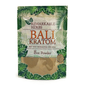REMARKABLE HERBS KRATOM POWDER 8OZ - BALI RED VEIN