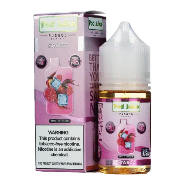 POD JUICE PJ5000 SALT NIC 30ML 35MG - STRAZZ