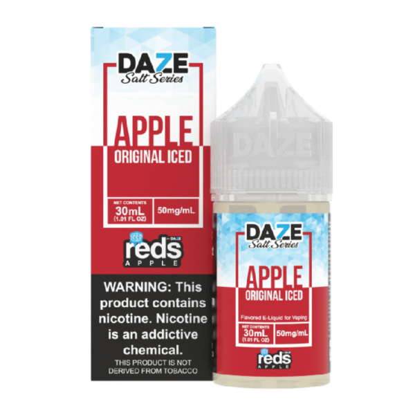 DAZE RED APPLE SALT NIC 30ML 50MG - ORIGINAL ICED