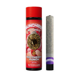 MUNCHIES JELLY HOLE 1.5G PRE-ROLLS BOX OF 10 - RED CHERRY PUNCH SATIVA
