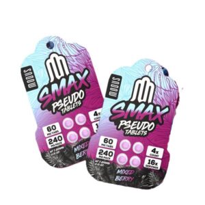 MODUS SMAX PSEUDO TABLETS BOX OF 10 - 60MG 4CT MIXED BERRY