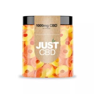 JUST CBD GUMMIES 1000MG - PEACH RINGS