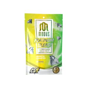 MODUS PLATINUM BLEND DIAMOND SAUCE CB9-A + THC-P 3000MG GUMMIES BOX OF 5 - TROPICAL ASSORTED