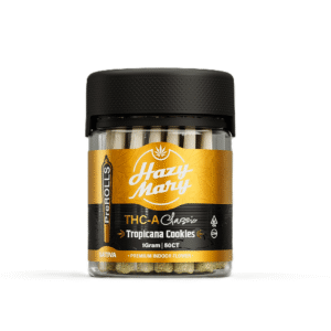 HAZY MARY THCA 1GM PRE-ROLLS JAR 50CT - TROPICANA COOKIES - SATIVA