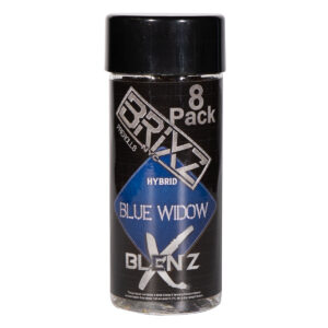BRIXZ NYC X BLENDZ PRE-ROLLS 8CT JAR BOX OF 8 - BLUE WIDOW HYBRID