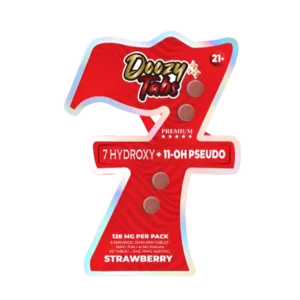 DOOZY TABS 7-HYDROXY + 11-OH PSEUDO TABLETS 4CT 32MG - STRAWBERRY