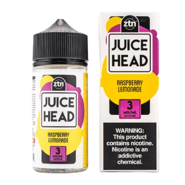 JUICE HEAD 100ML 3MG - RASPBERRY LEMONADE