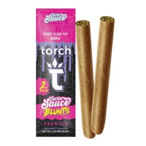 TORCH CAVIAR SAUCE BLUNTS BOX OF 10 - BERRY BLOW POP SATIVA