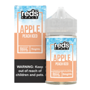 DAZE REDS APPLE 60ML 0MG - PEACH ICED