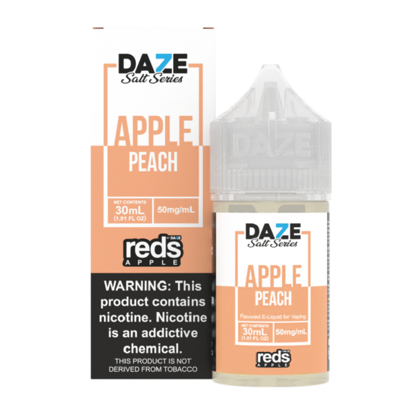 DAZE RED APPLE SALT NIC 30ML 50MG - PEACH