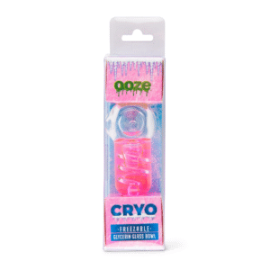 OOZE CRYO FREEZABLE GLYCERIN GLASS BOWL - PINK