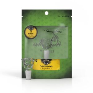 HONEYBEE HERB GLASS BOWLS - FB-4 CLEAR/CLEAR