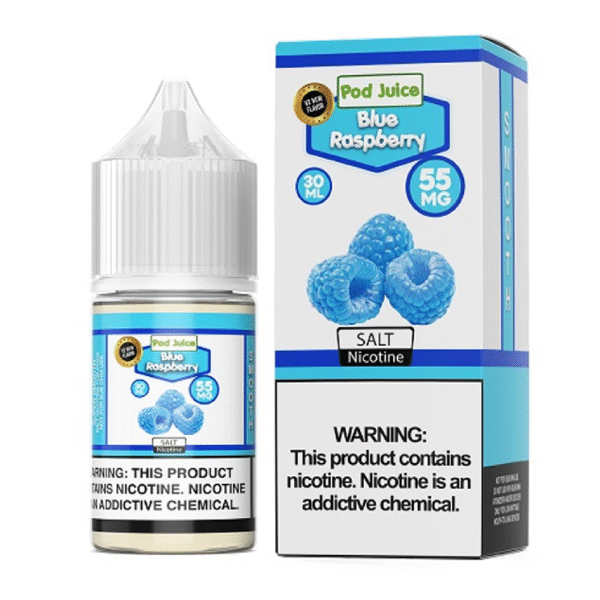 POD JUICE SALT NIC 30ML 55MG - BLUE RASPBERRY