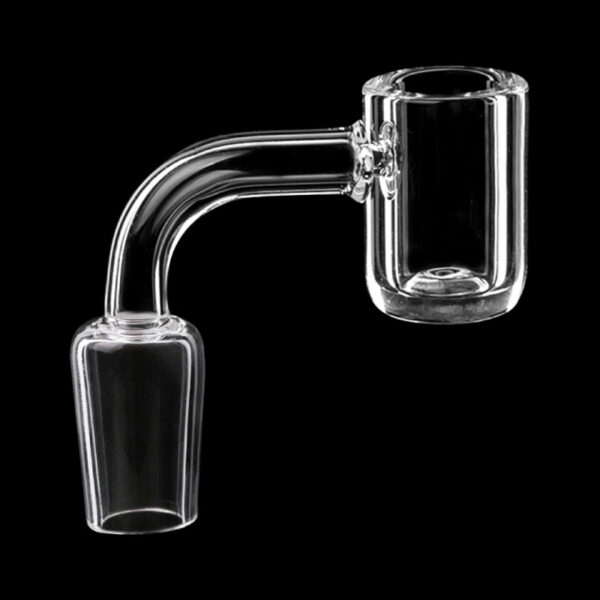 ALPHA GLASS BANGERS JARS 19MM 90D - MALE 4MM FLAT TOP QUARTZ