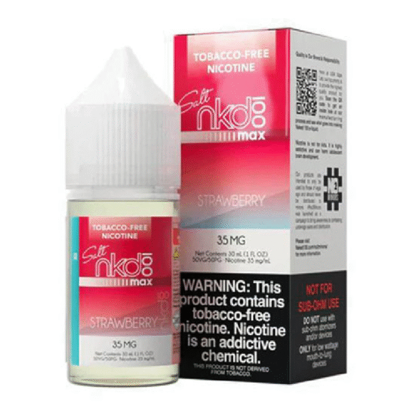 SALT NKD 100 MAX 30ML 50MG - STRAWBERRY