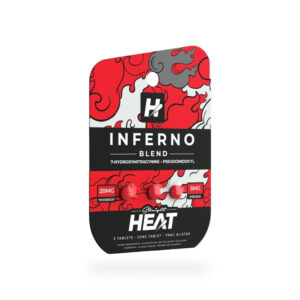 STRAIGHT HEAT INFERNO BLEND 7-HYDROXYMITRAGYNINE + PSEUDOINDOXYL TABLET 25MG 3CT - UNFLAVORED